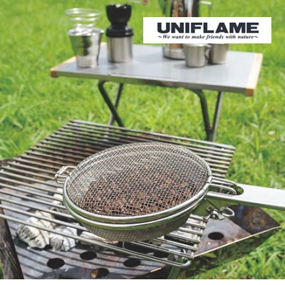 ユニフレーム 焙煎 UF664087 焚き火ロースター ...