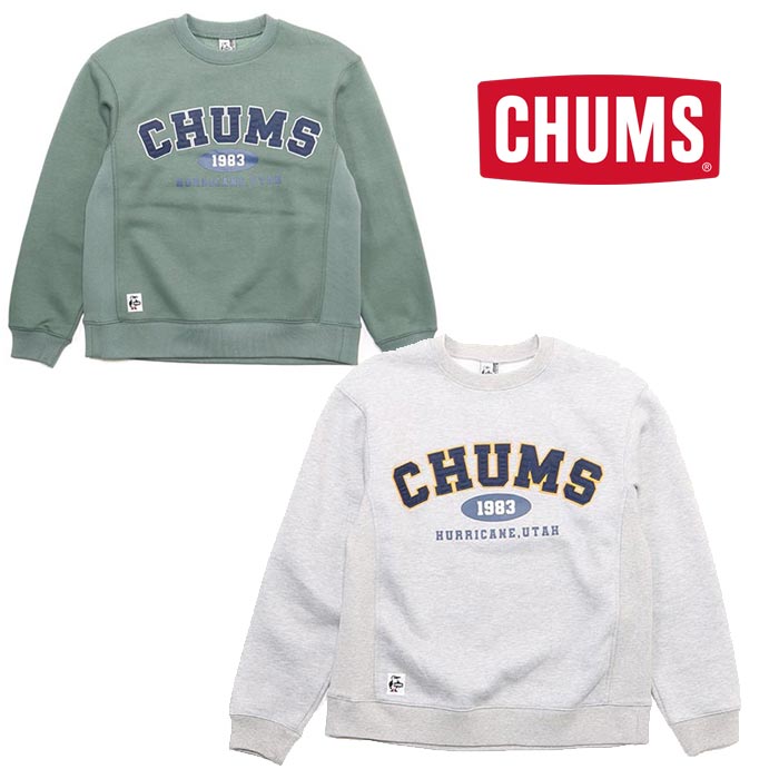 チャムス マイトンチャムスカレッジクルートップスウェット...