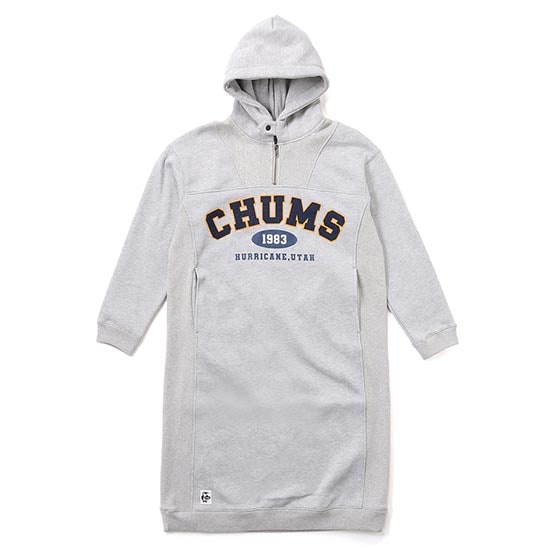 チャムス マイトンチャムスカレッジハーフジップフーデッド...
