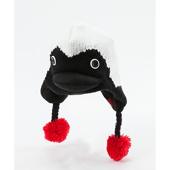 チャムス キッズブービーバードアニマルニットキャップ C...