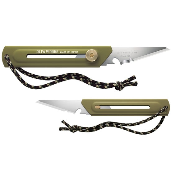 オルファワークス 替刃式ブッシュクラフトナイフ BK1 OW-BK1 アウトドアナイフ