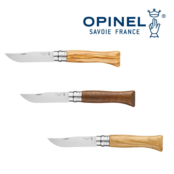 オピネル ステンレススチール トラディションクラシックウッド No.9 HMT4140opss ナイフ オーク ウォルナット オリーブ