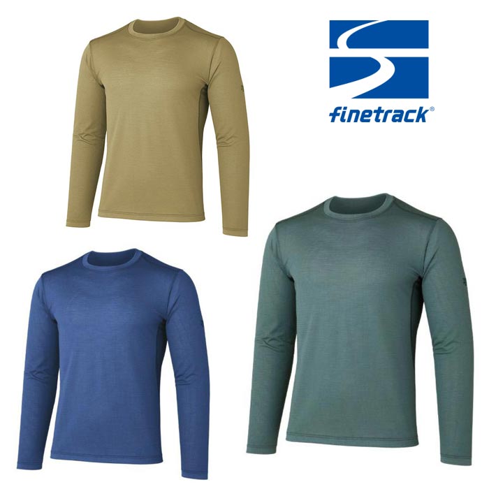 ファイントラック メンズ ラミースピンエアロングスリーブ...