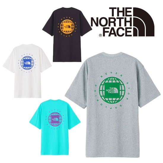 ザノースフェイス ショートスリーブジオスクエアロゴティー...
