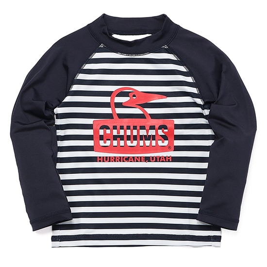 チャムス キッズスプラッシュブービーフェイスロングスリー...