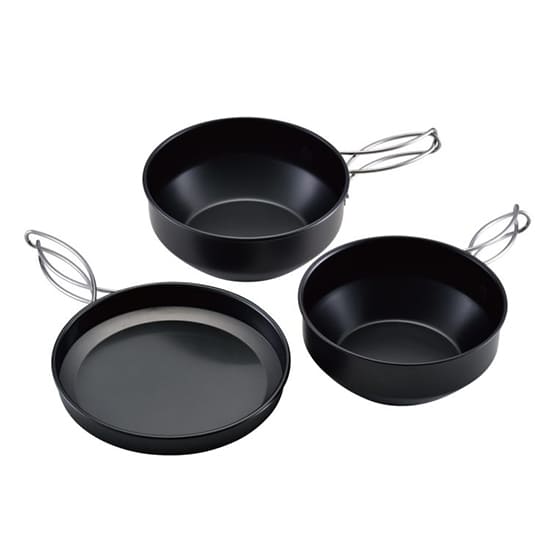 ユニフレーム トレイルポット3 ブラック UF667828 クッキング用品 キャンプ  バーベキュー キャンプ飯