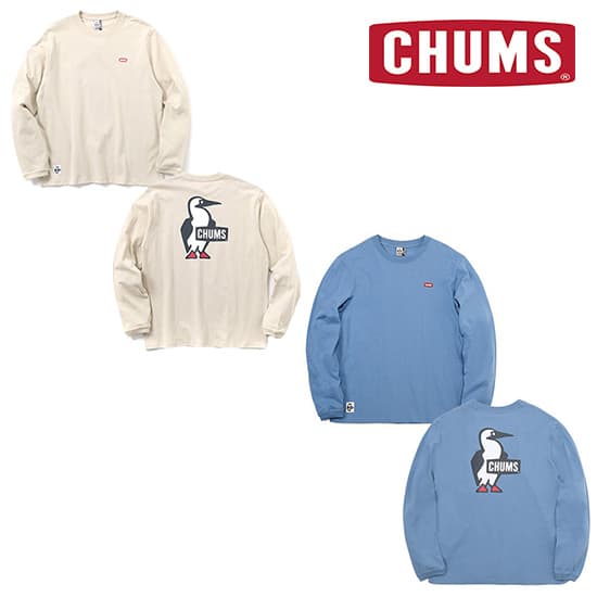 チャムス ブービーロゴブラッシュドロングスリーブTシャツ...